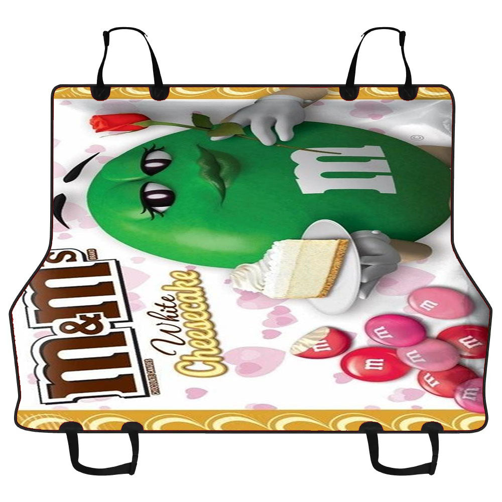 M&M White Cheesecake Car Pet Seat Cover