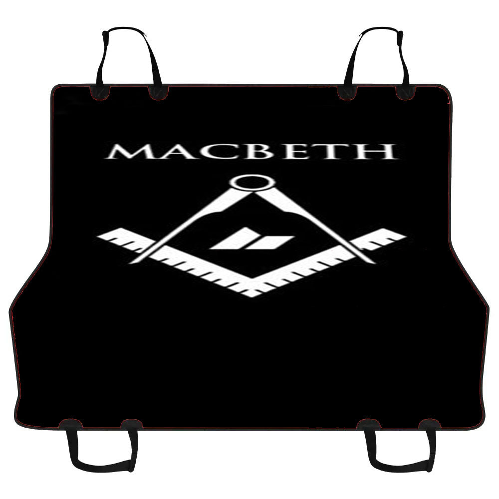 Macbeth Logo Car Pet Seat Cover