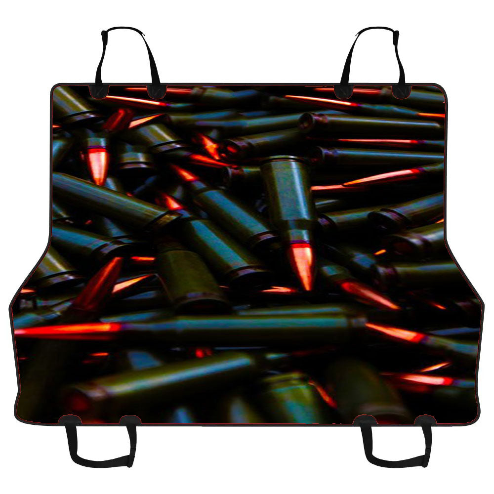 Machine Gun Bullets Car Pet Seat Cover
