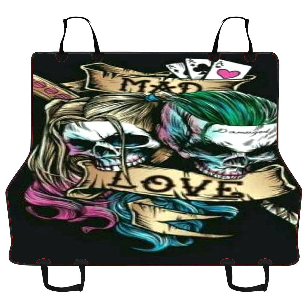 Mad Love Of Harley Quinn And Joker Car Pet Seat Cover
