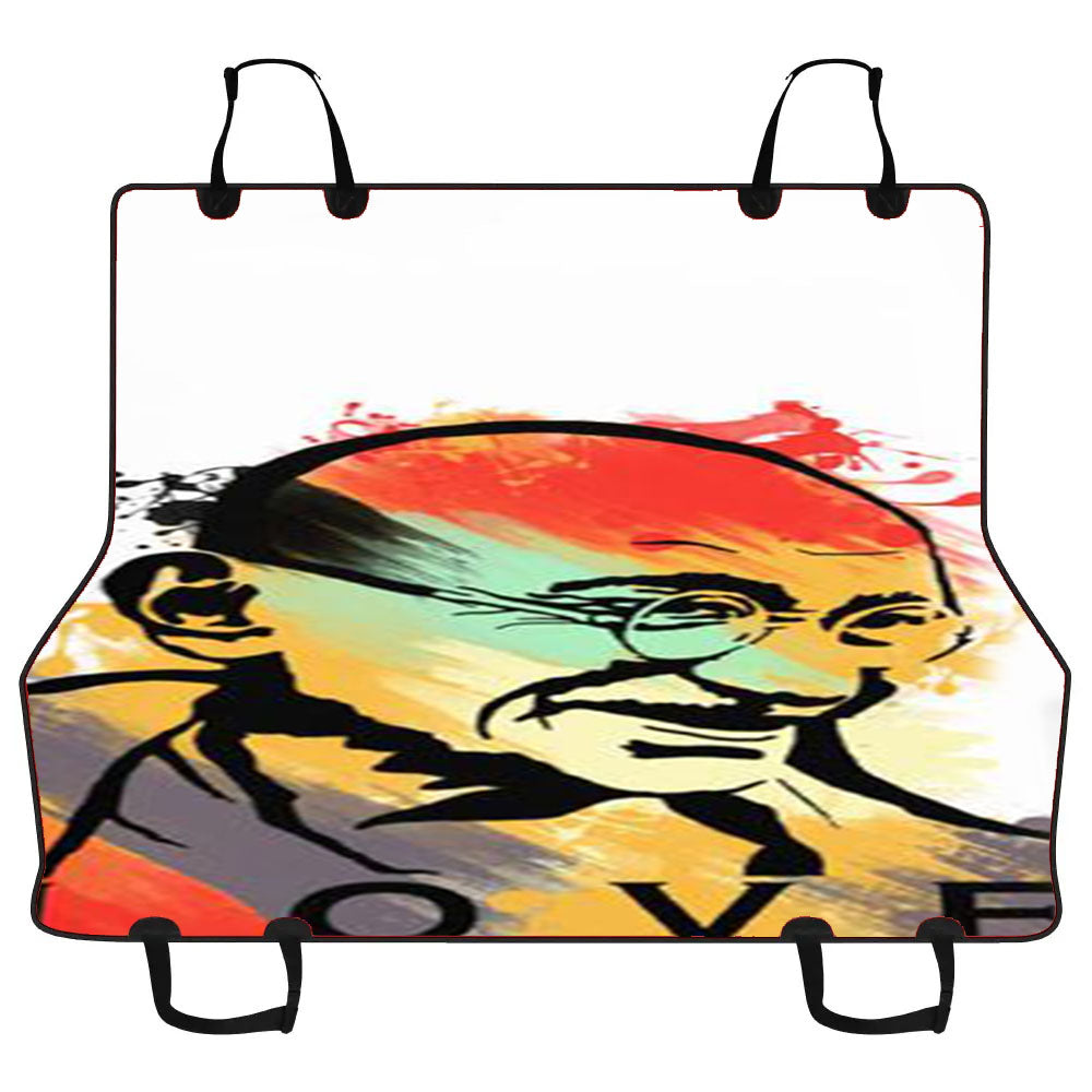 Mahatma Gandhi Car Pet Seat Cover