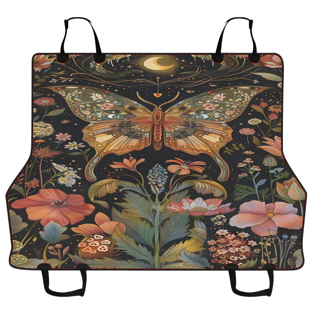 Majestic Moon Moth Moody Car Pet Seat Cover