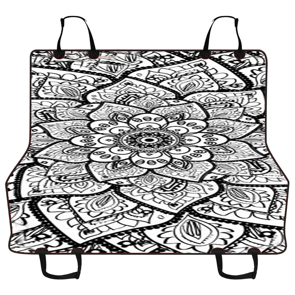 Mandala Flower Car Pet Seat Cover