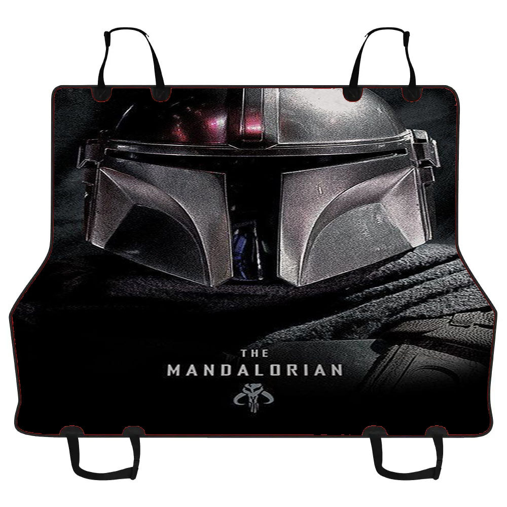 Mandalorian Iron Mask Car Pet Seat Cover