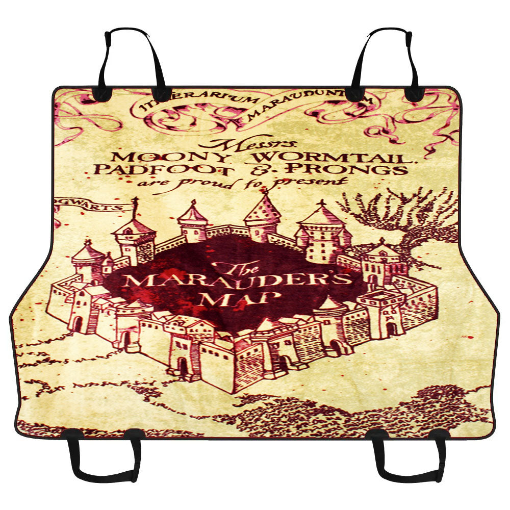 Marauders Map Harry Potter Car Pet Seat Cover