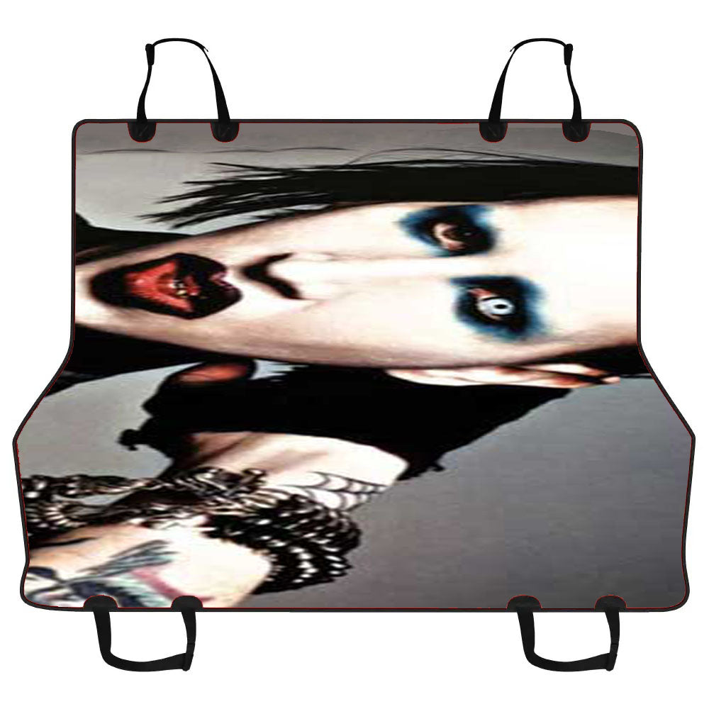 Marilyn Manson Makeup Car Pet Seat Cover