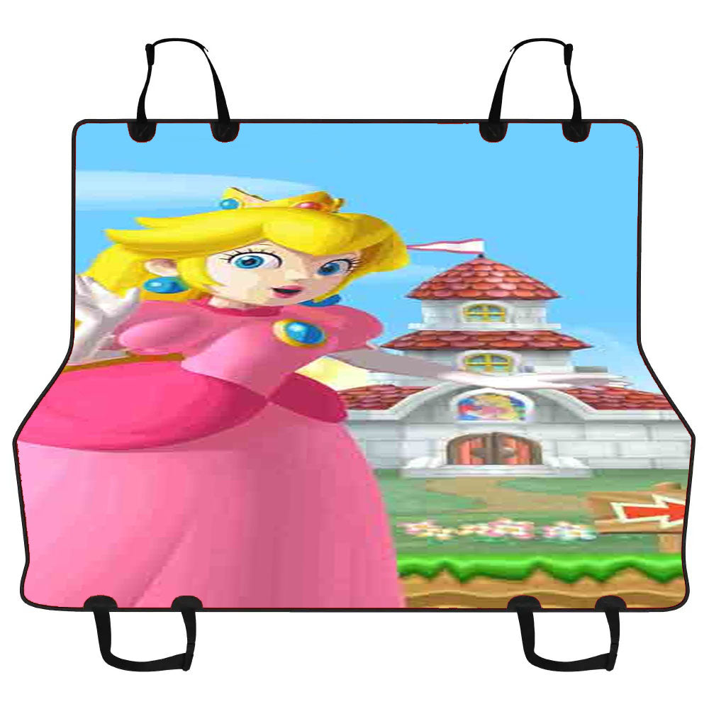 Mario And Princess Peach Left Car Pet Seat Cover