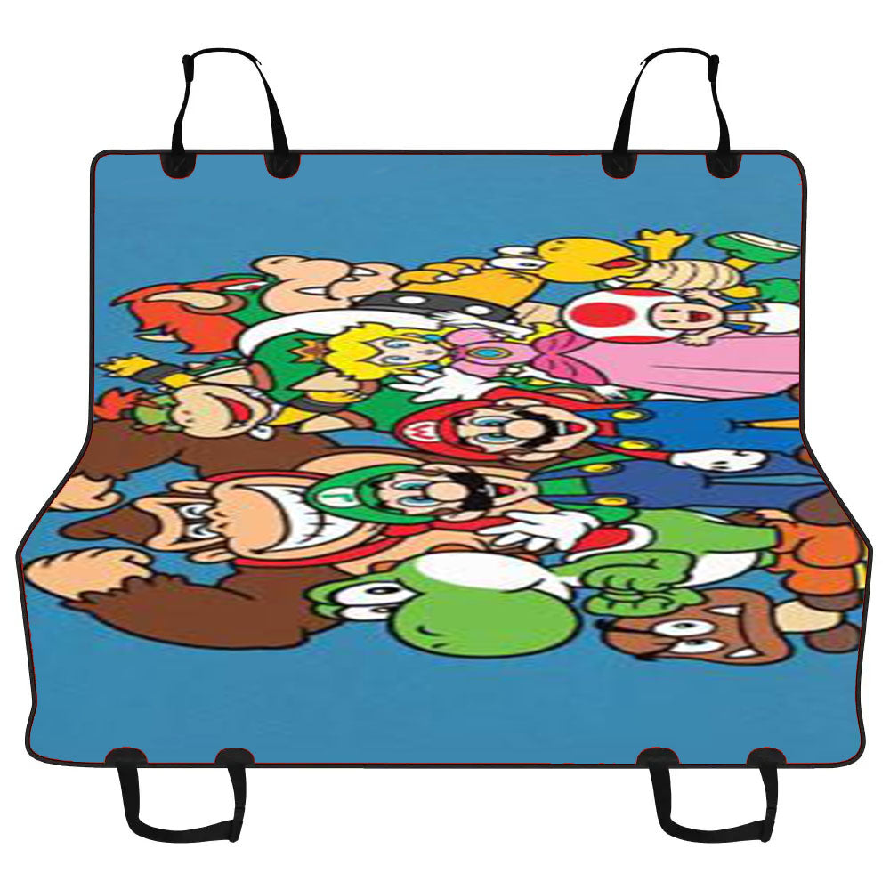 Mario Family Car Pet Seat Cover