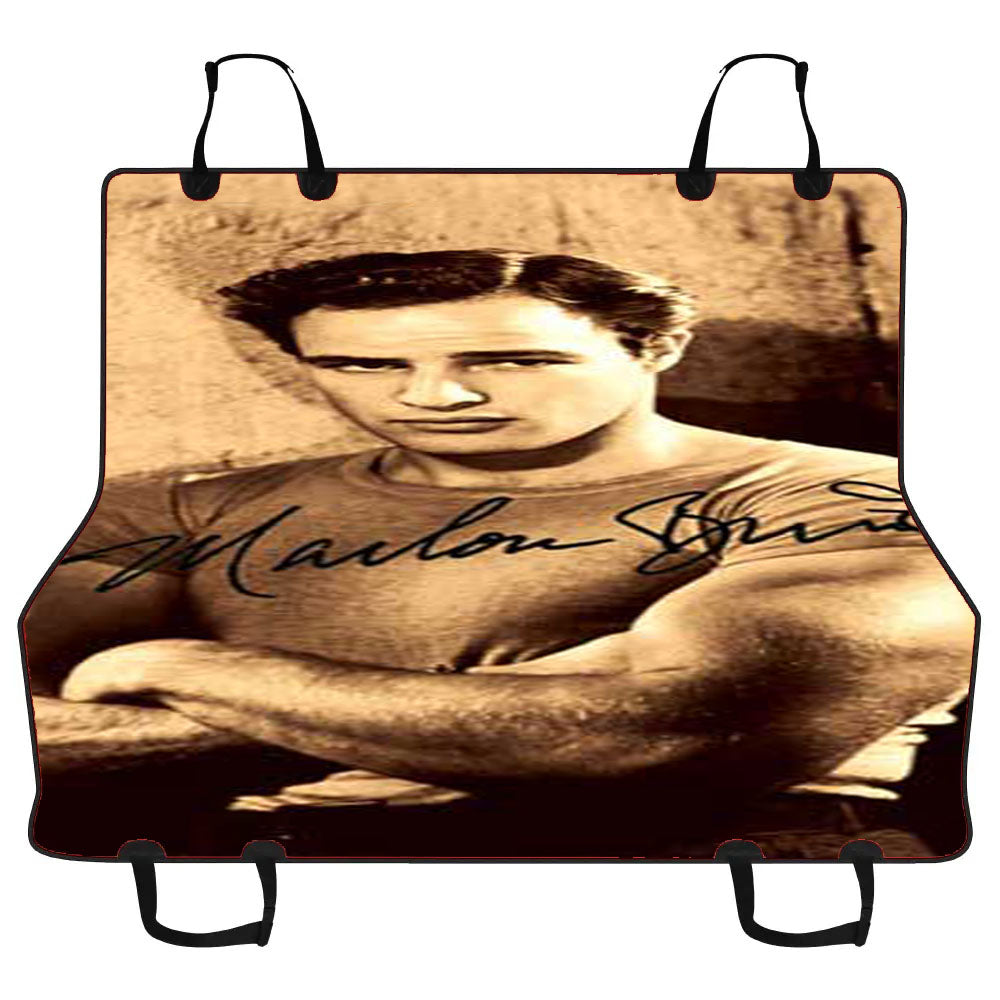 Marlon Brando Young Sepia Car Pet Seat Cover