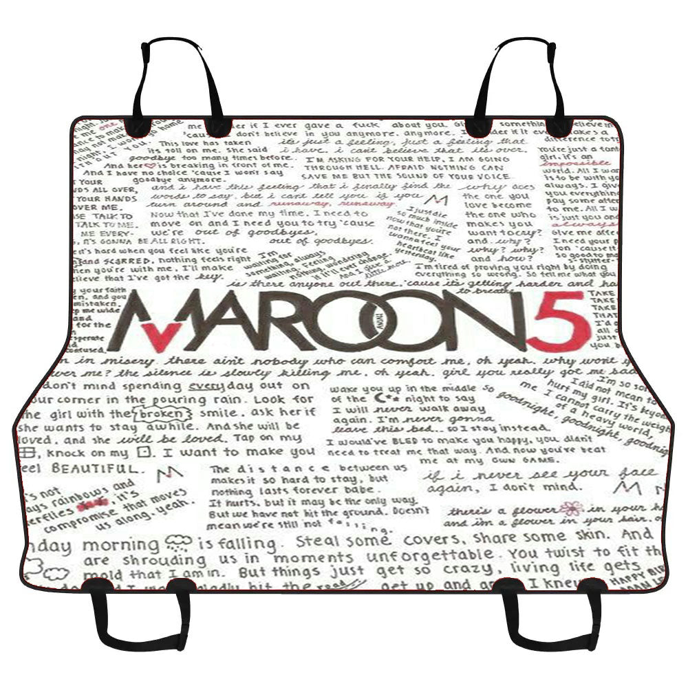 Maroon 5 Car Pet Seat Cover