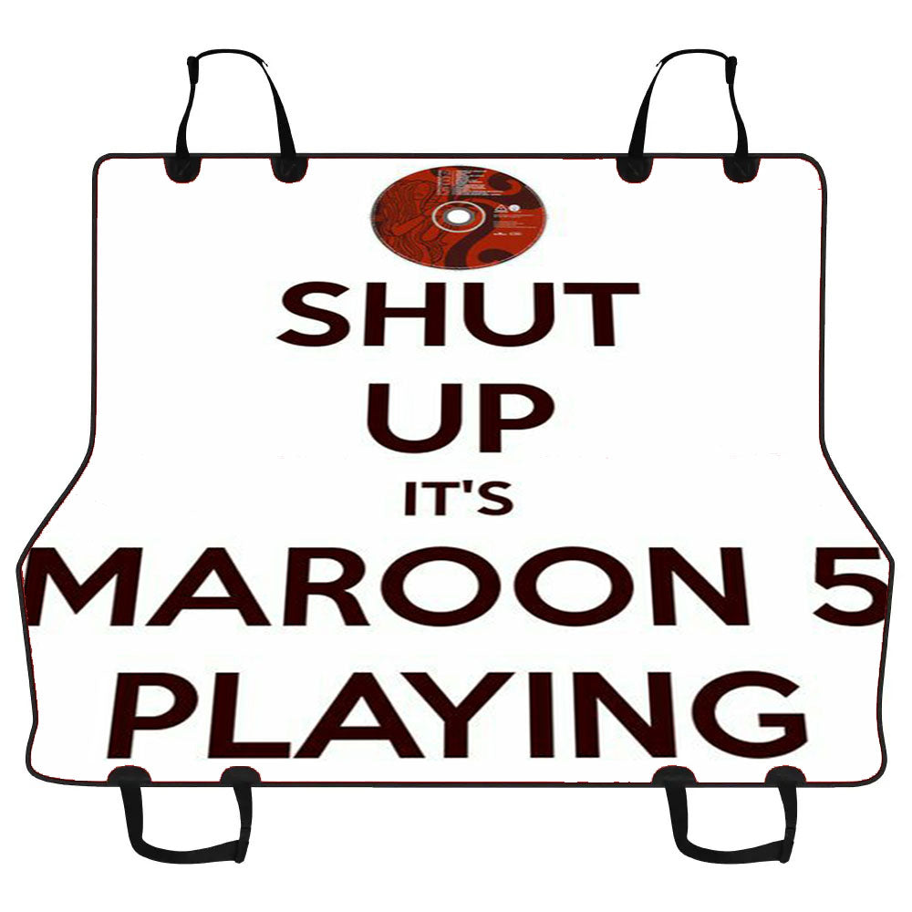 Maroon 5 Playing Car Pet Seat Cover