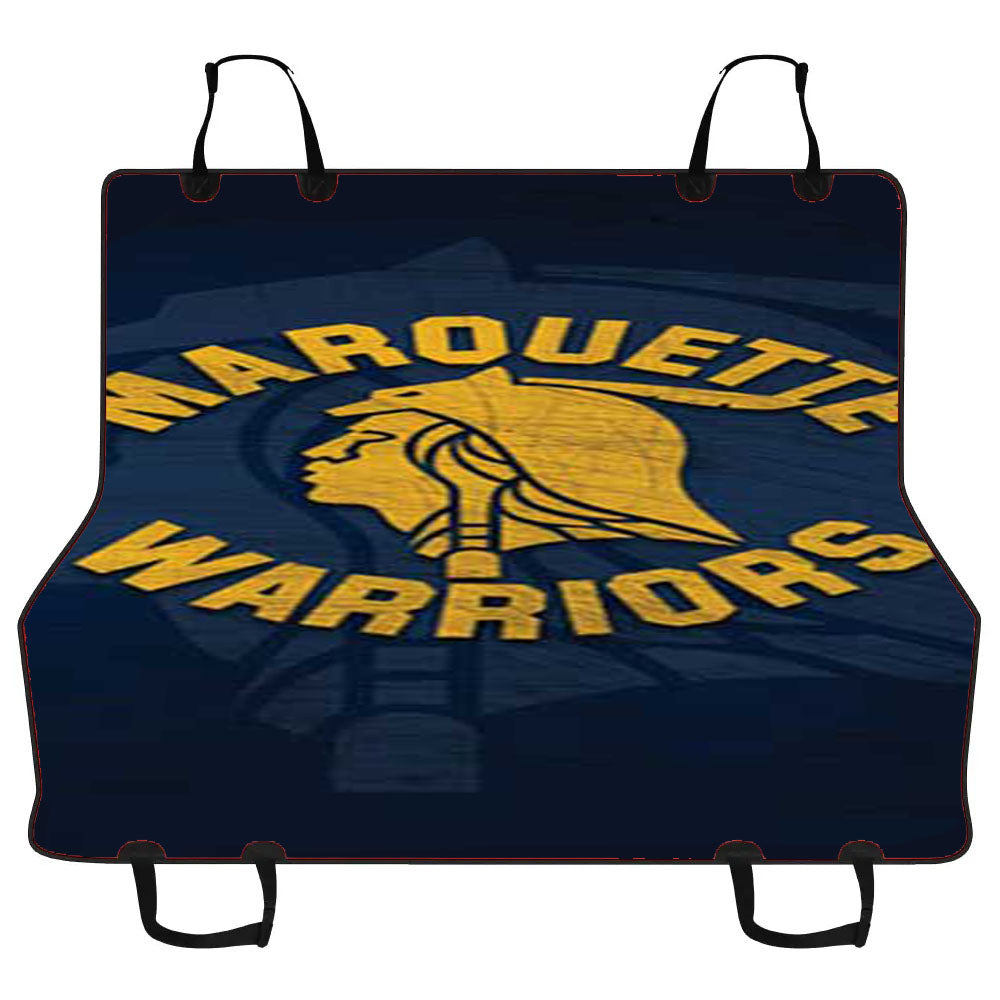 Marquette Warriors Logo Scratch Car Pet Seat Cover