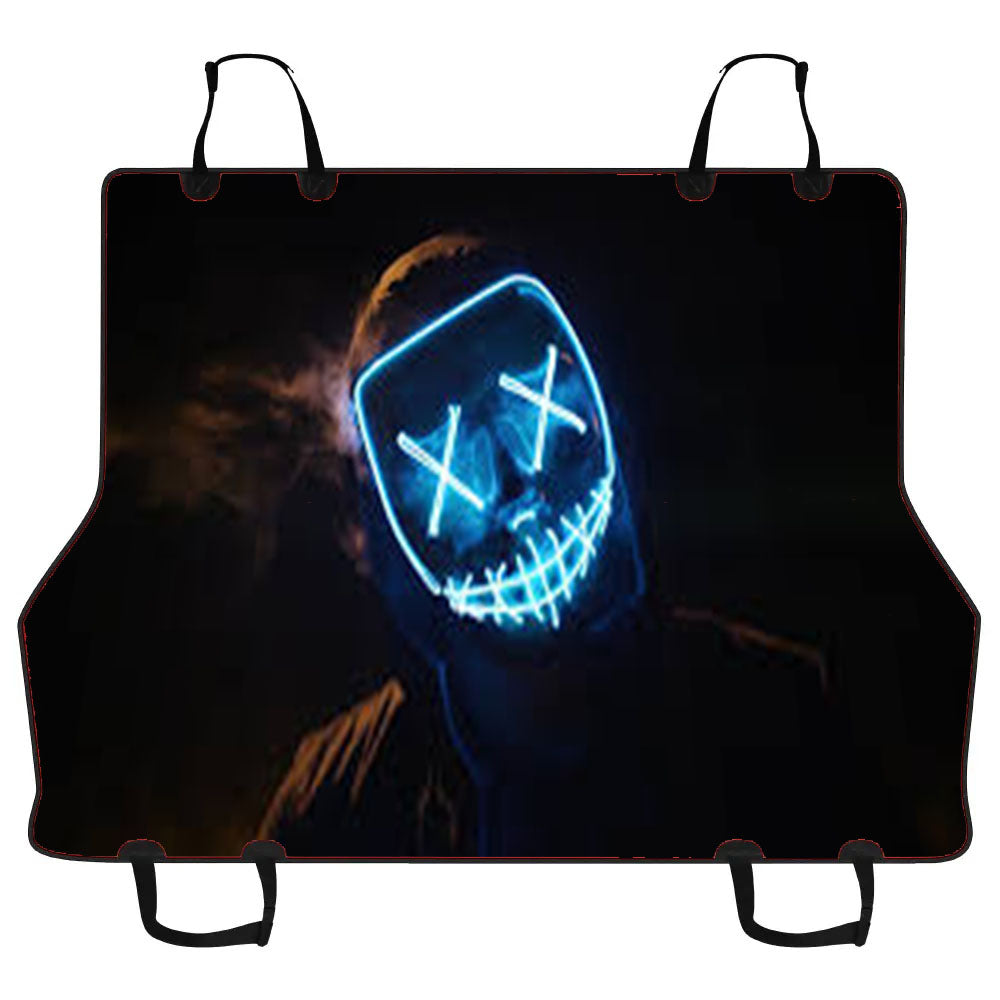 Marshmello Mask Car Pet Seat Cover