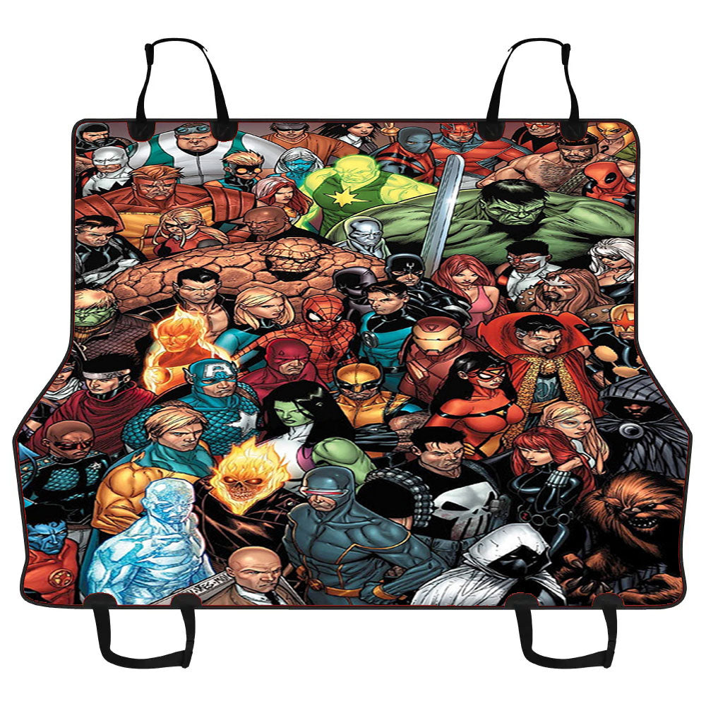 Marvel All Character Car Pet Seat Cover