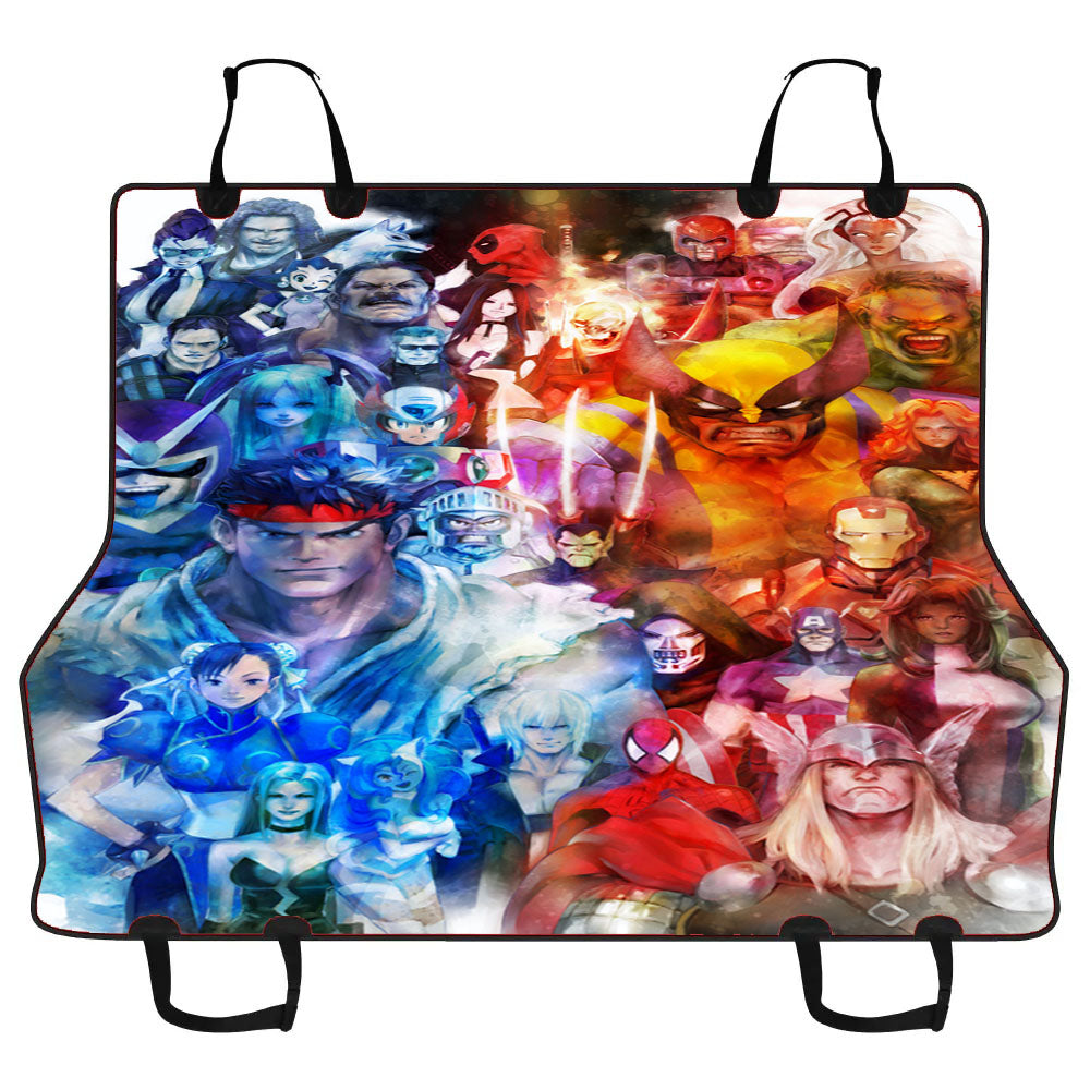 Marvel Capcom Collections Characters Car Pet Seat Cover