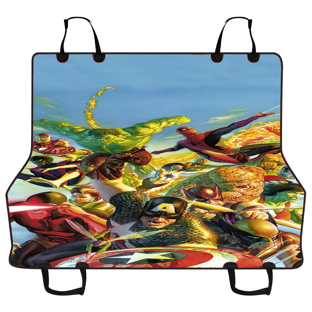 Marvel Characters Collection Art Car Pet Seat Cover