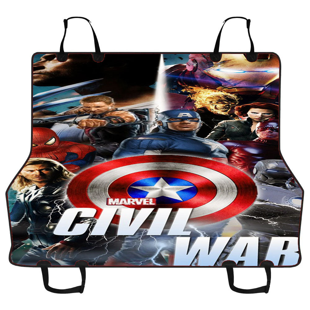Marvel Civil War Car Pet Seat Cover