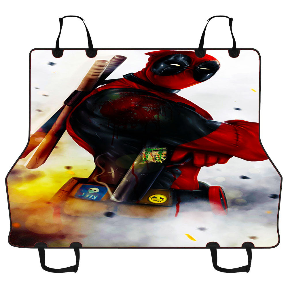 Marvel Deadpool Swag Car Pet Seat Cover