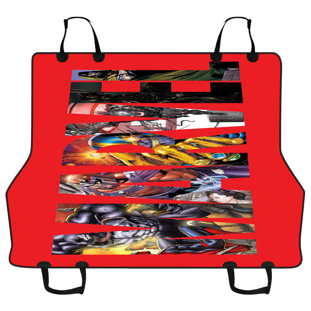 Marvel Font Art Character Car Pet Seat Cover