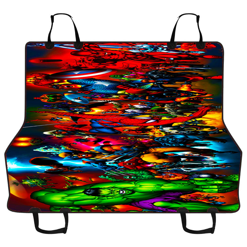 Marvel Heroes Collage Car Pet Seat Cover