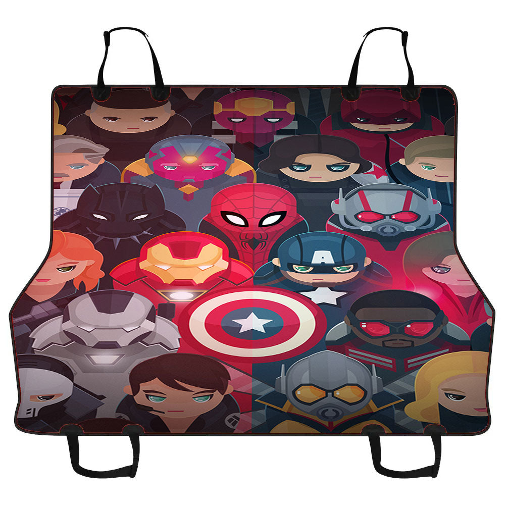 Marvel Superheroes Art Car Pet Seat Cover