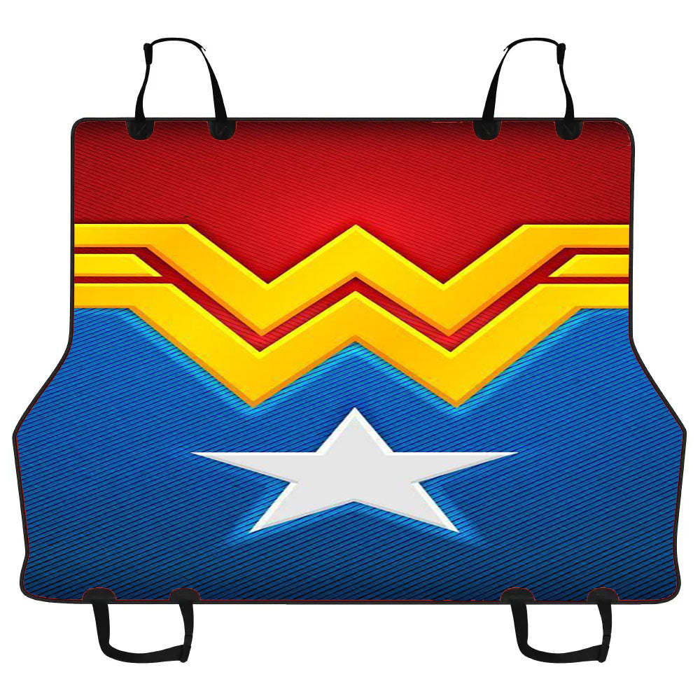 Wonder Woman Star Logo Car Pet Seat Cover