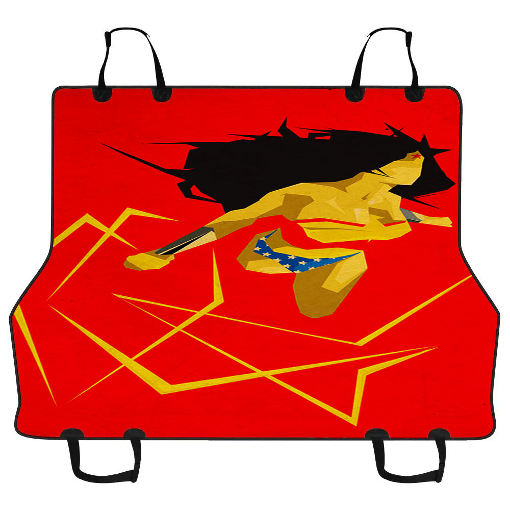 Wonder Woman Vector Car Pet Seat Cover