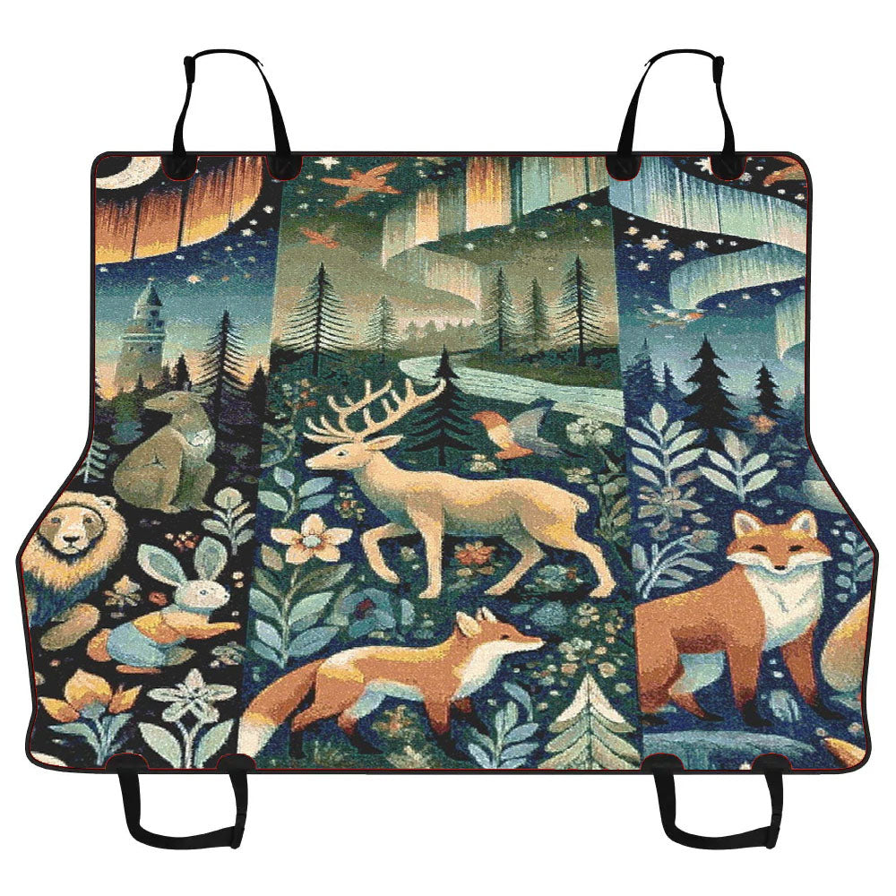 Woodland Forest Castle Lands Car Pet Seat Cover