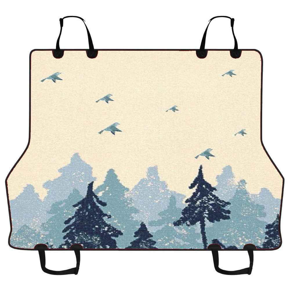 Woodland Whimsy Bluebird Car Pet Seat Cover