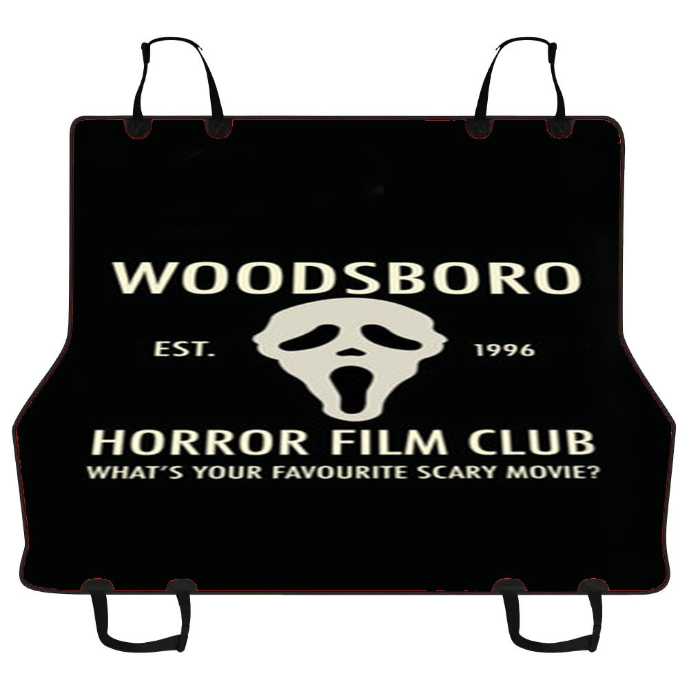 Woodsboro Horror Film Club Car Pet Seat Cover
