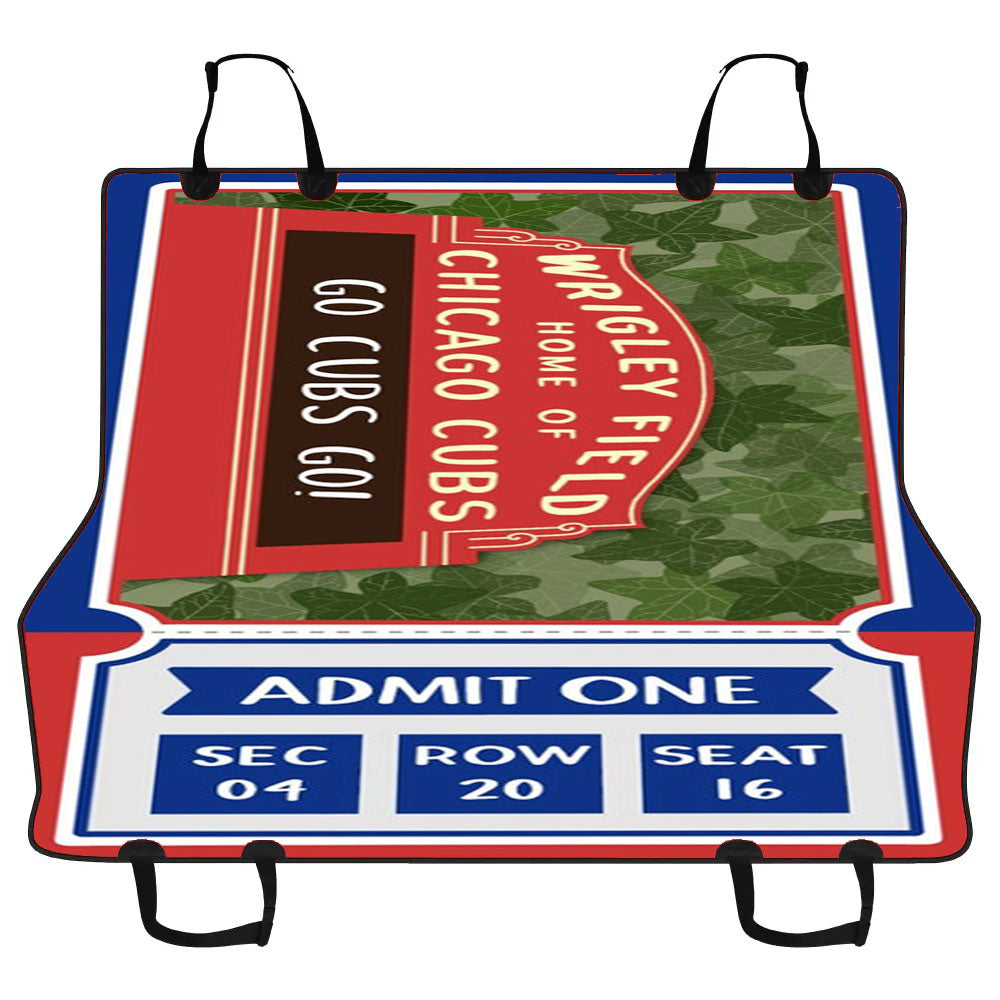 Wrigley Field Home Of Chicago Cubs Car Pet Seat Cover