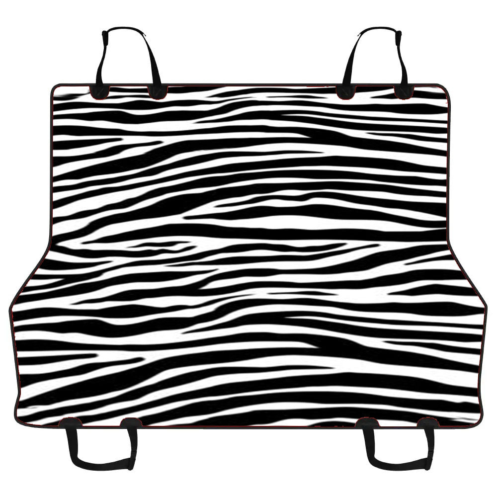 Zebra Skin Pattern Car Pet Seat Cover