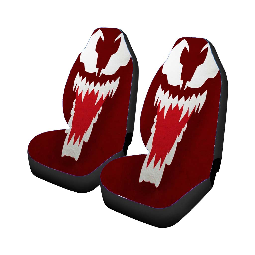 Marvel Venom Logo Face Car Seat Covers