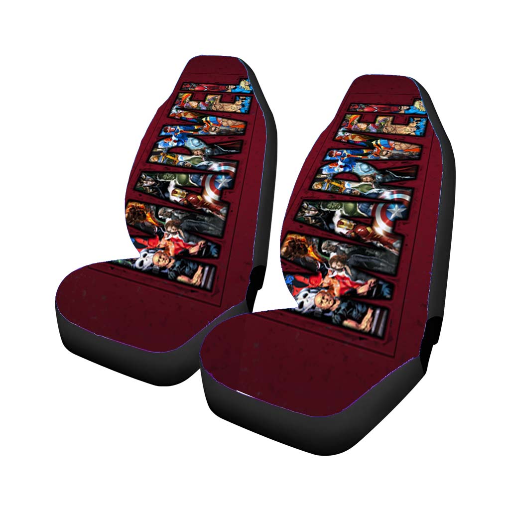 Marvel Wallpaper Car Seat Covers