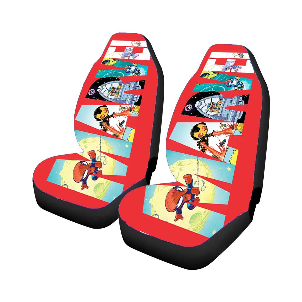 Marvel Wallpaper 2 Car Seat Covers
