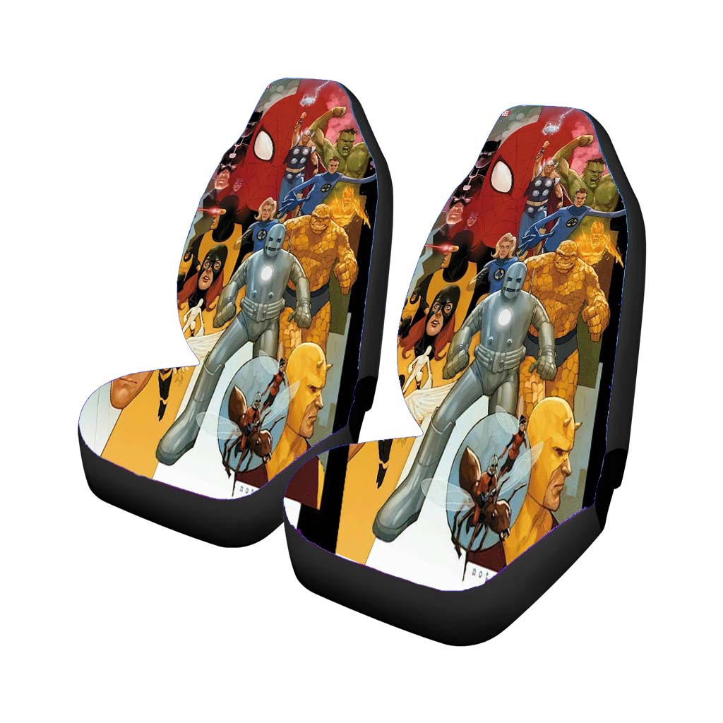 Marvels 80Th Anniversary Car Seat Covers