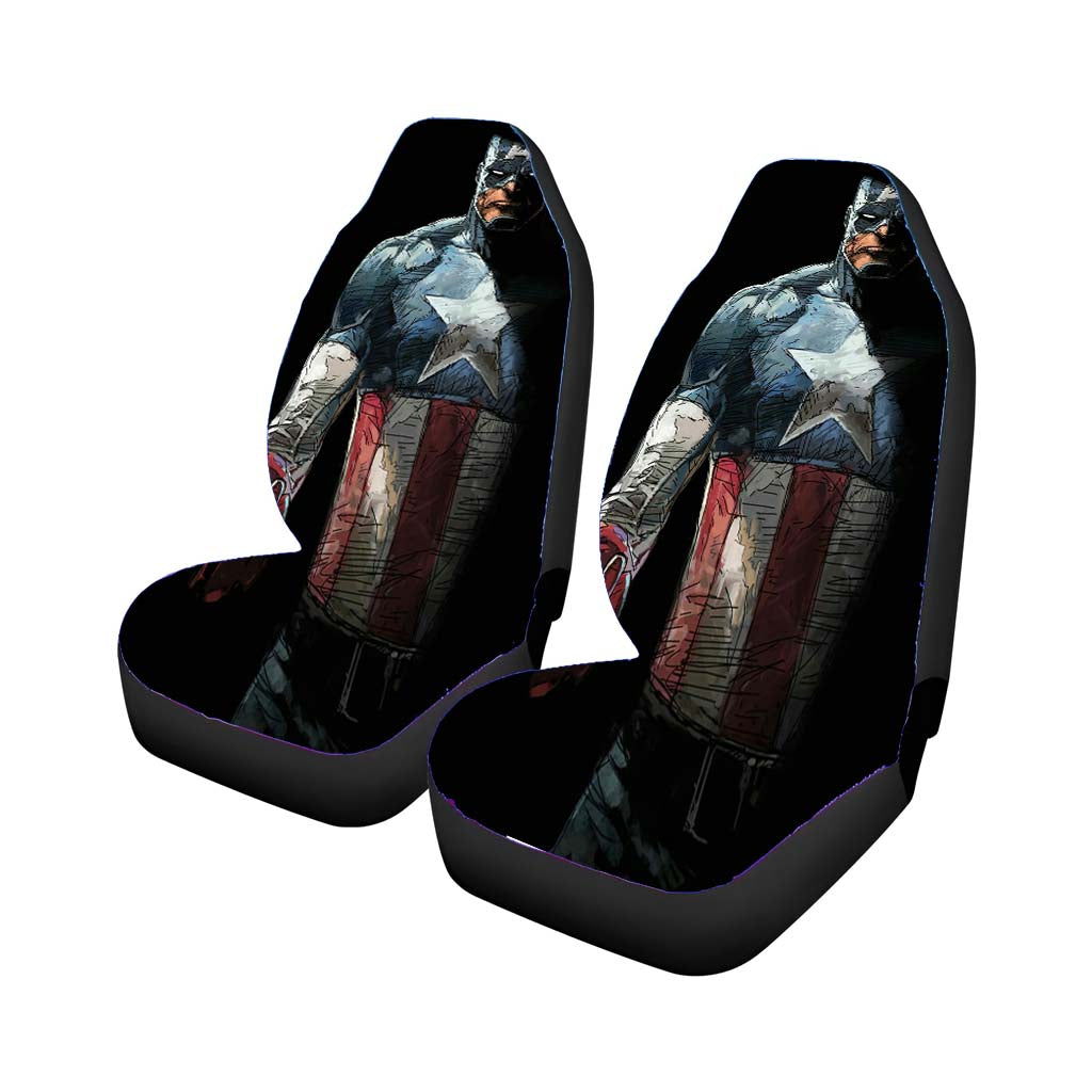 Marvels Captain America Car Seat Covers
