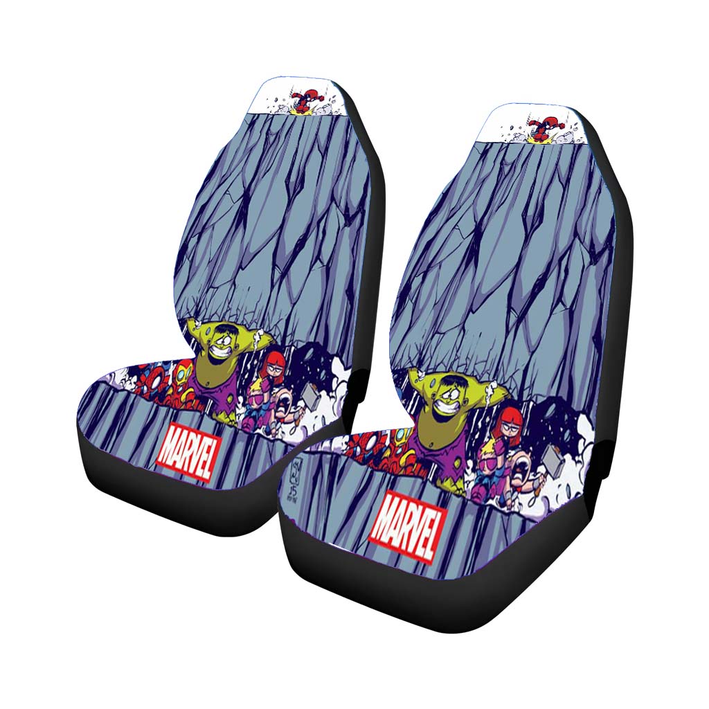 Marvels Cartoon Angry Car Seat Cover Waterproof Protection