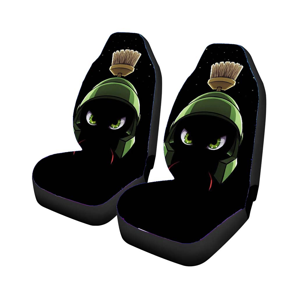 Marvin The Martian Dark Car Front Seat Covers