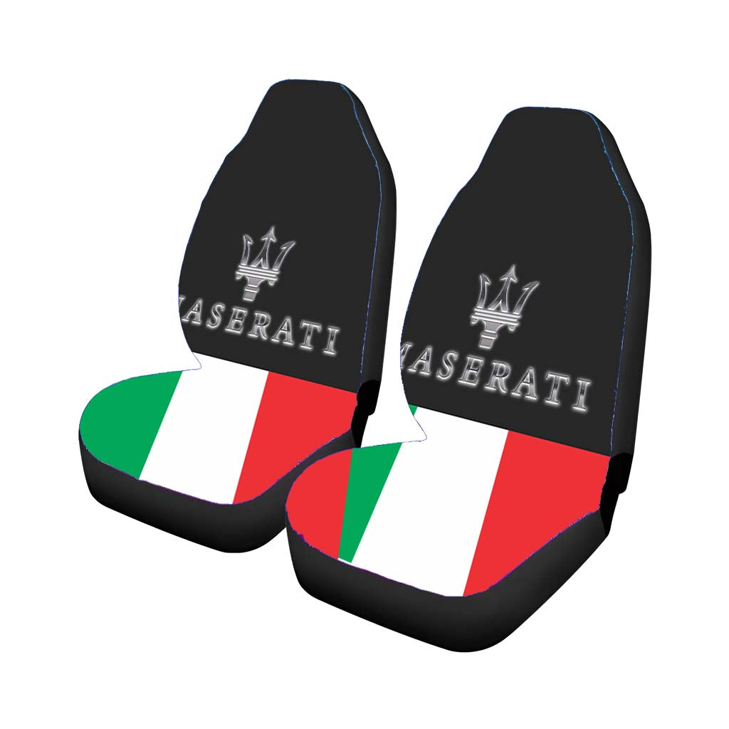Maserati Italy Trident Logo Car Seat Covers