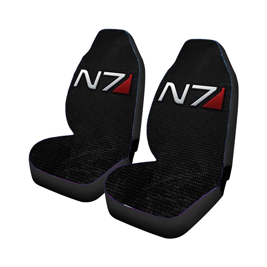 Mass Effect N7 Texture Car Seat Covers