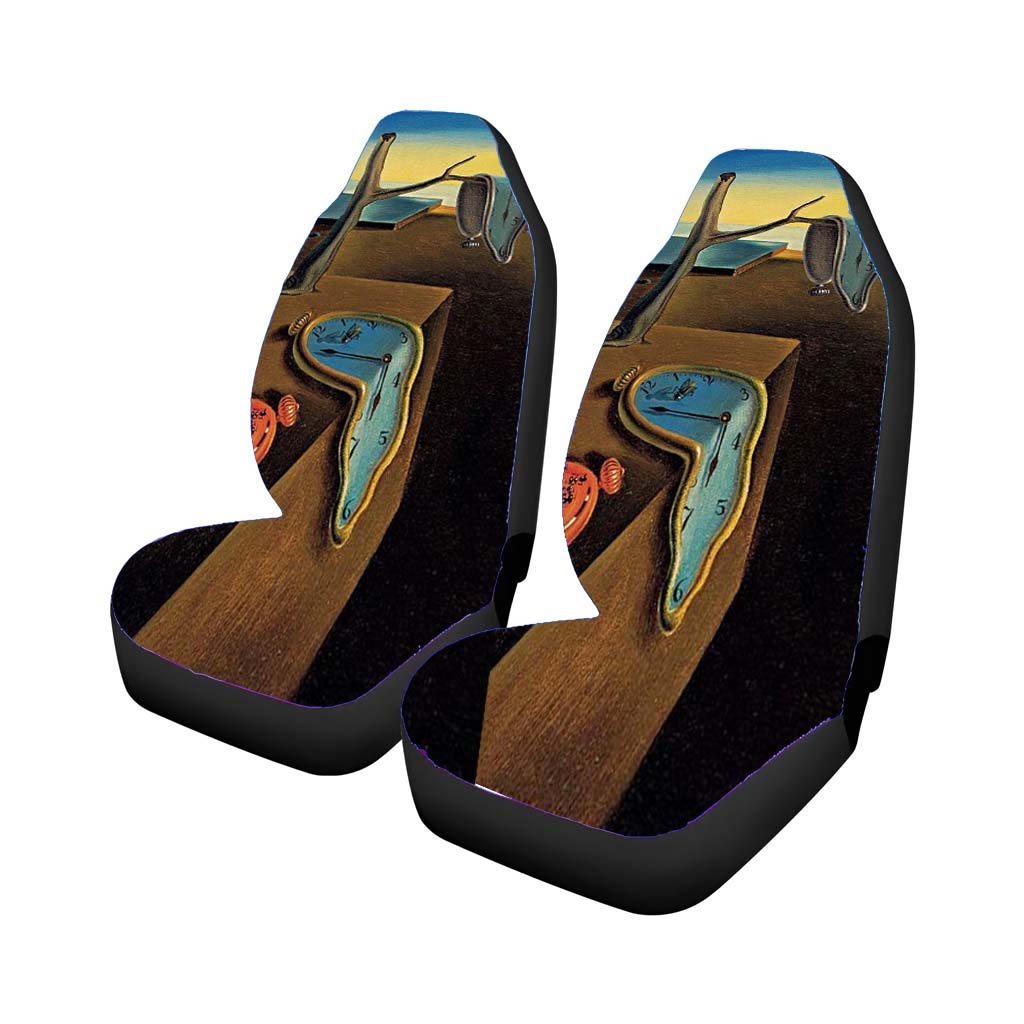 Melt Clock Salvador Pattern Car Seat Cover Waterproof Protection