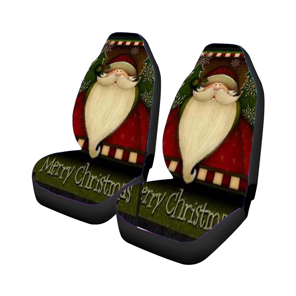 Merry Christmas Santa Car Front Seat Covers