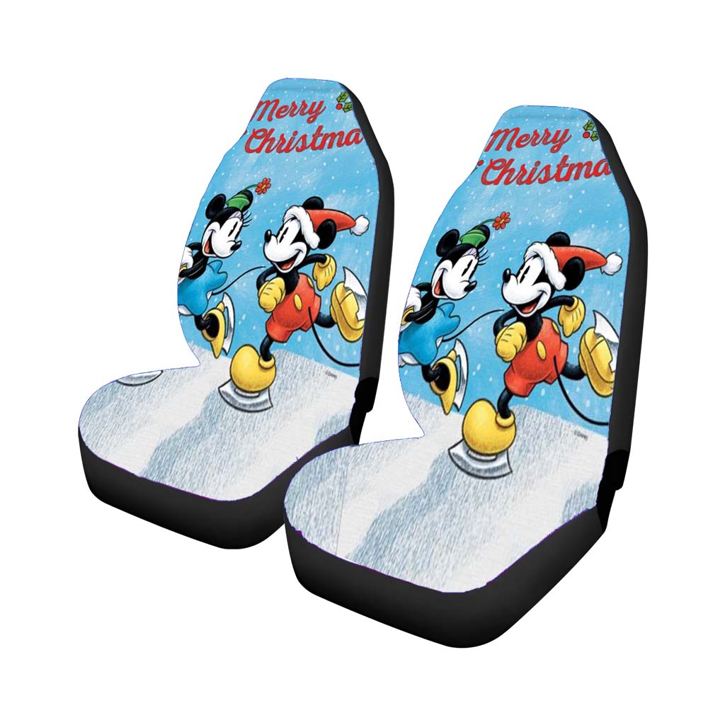 Merry Mickey & Minnie Car Front Seat Covers