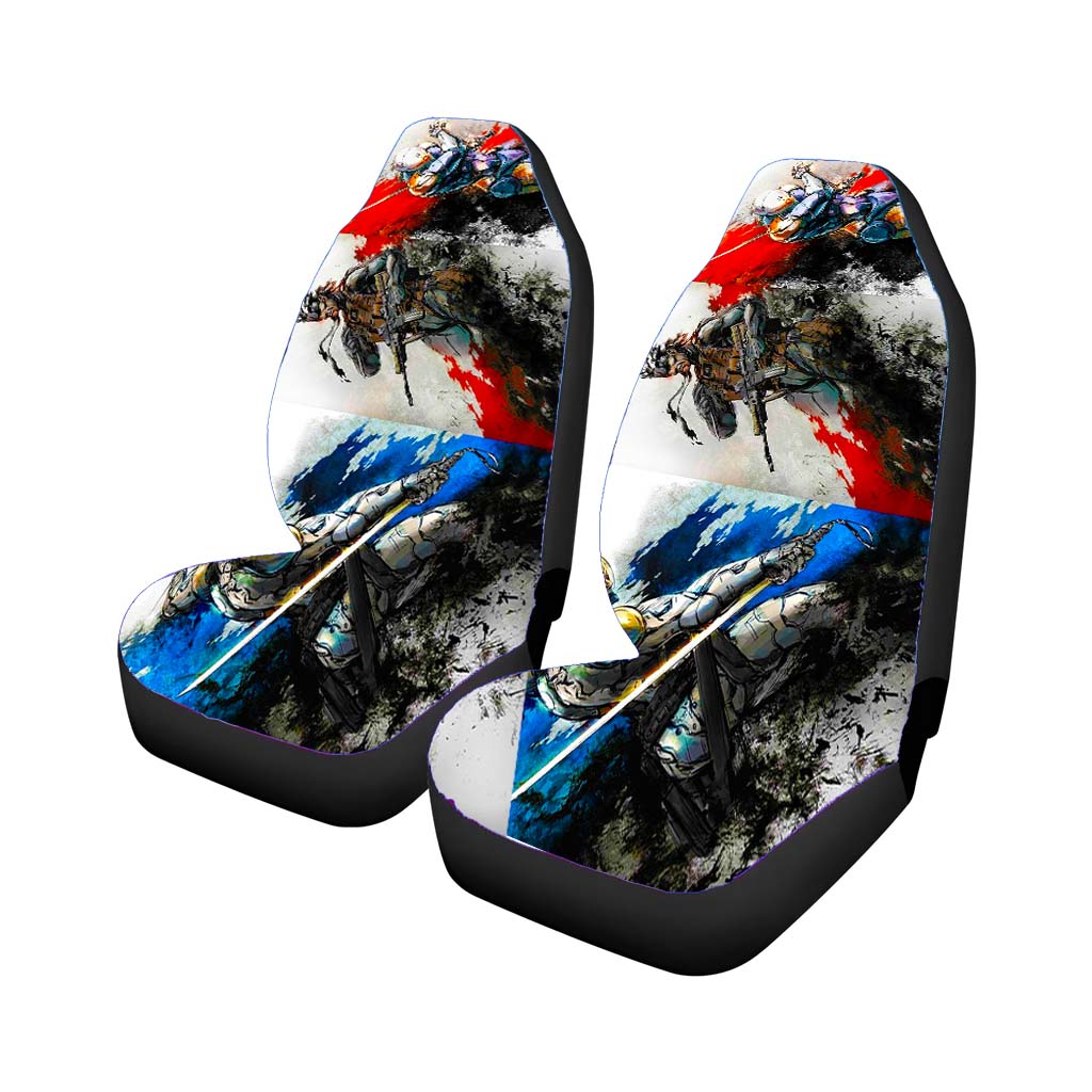 Metal Gear Solid Rising Car Front Seat Covers