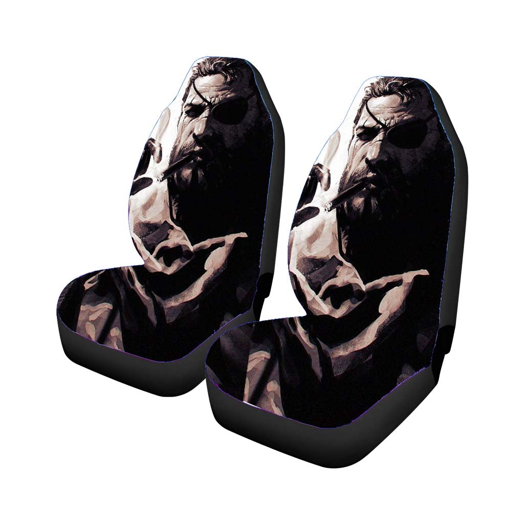 Metal Gear Solid V Venom Snake Art Car Front Seat Covers