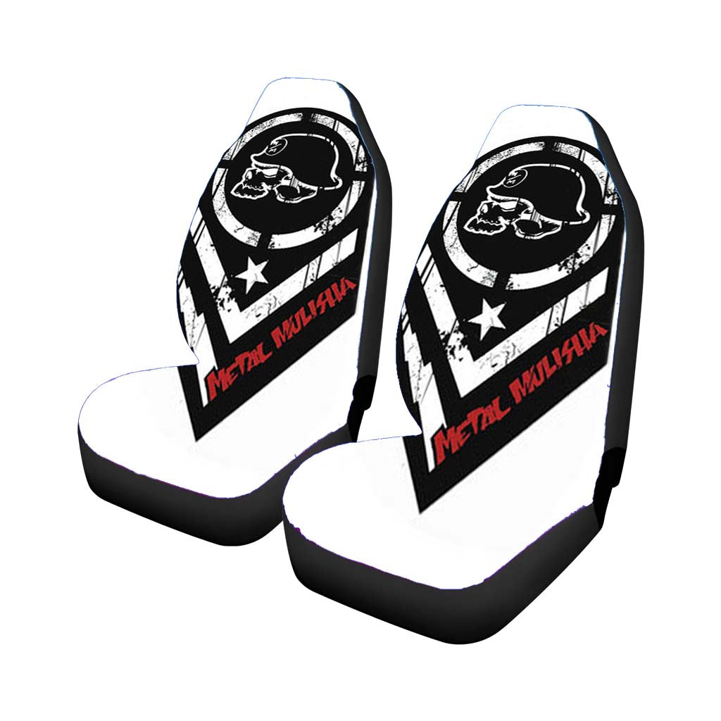 Metal Mulisha Black Logo Car Front Seat Covers