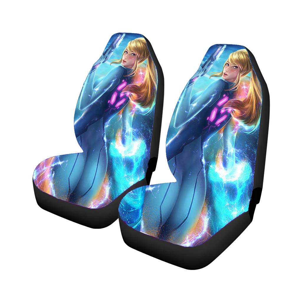 Metroid Samus Aran Car Front Seat Covers