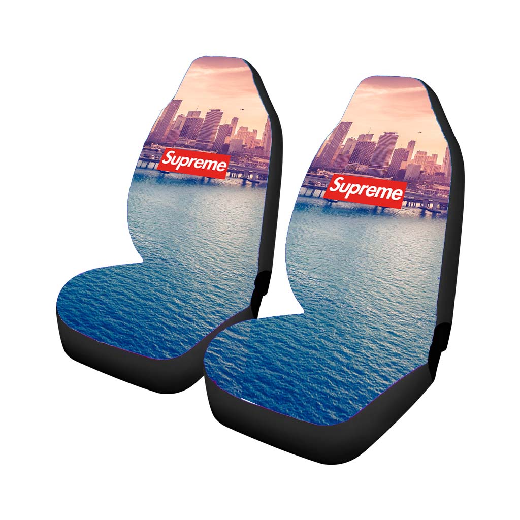 Miami Downtown Florida Rear Car Seat Covers