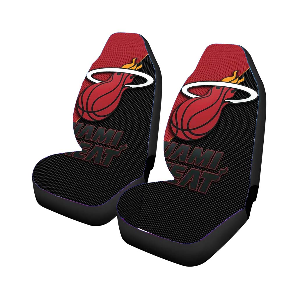 Miami Heat Basketball Logo Car Seat Covers